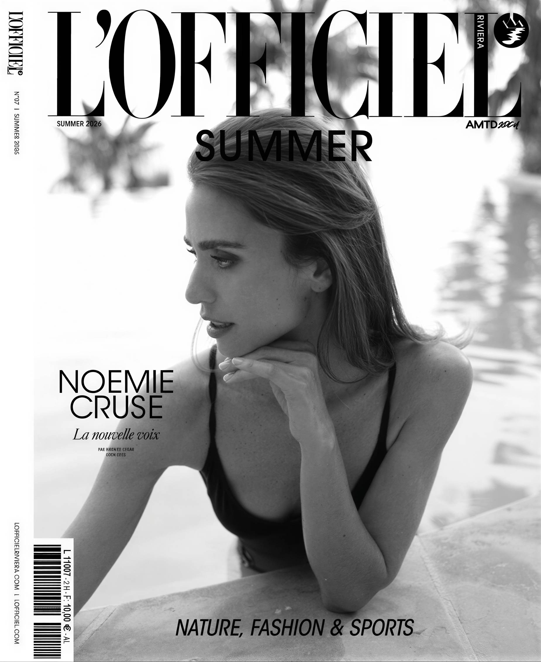 L'Officiel Summer cover featuring Noemie Cruse